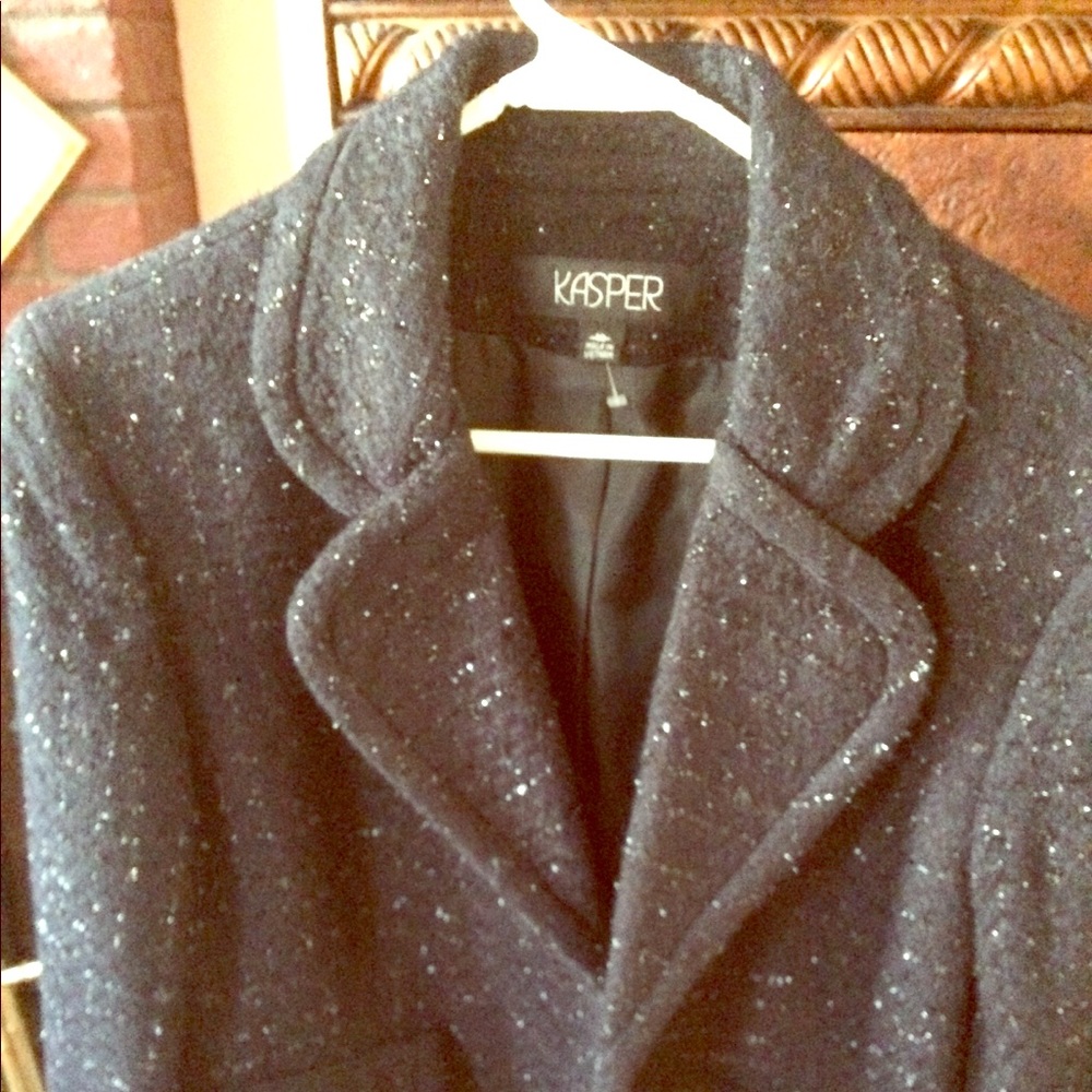 KASPER gently worn black jacket